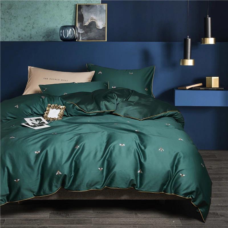 Bee Green Duvet cover set - Luxurious and Eco-friendly | RainEco