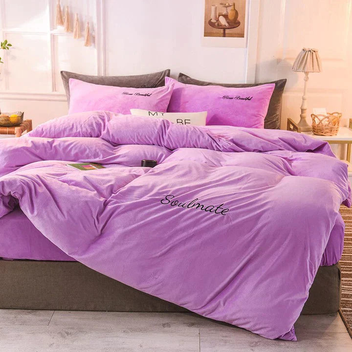 Soft and cozy duvet cover in microfiber fleece | CozyDream