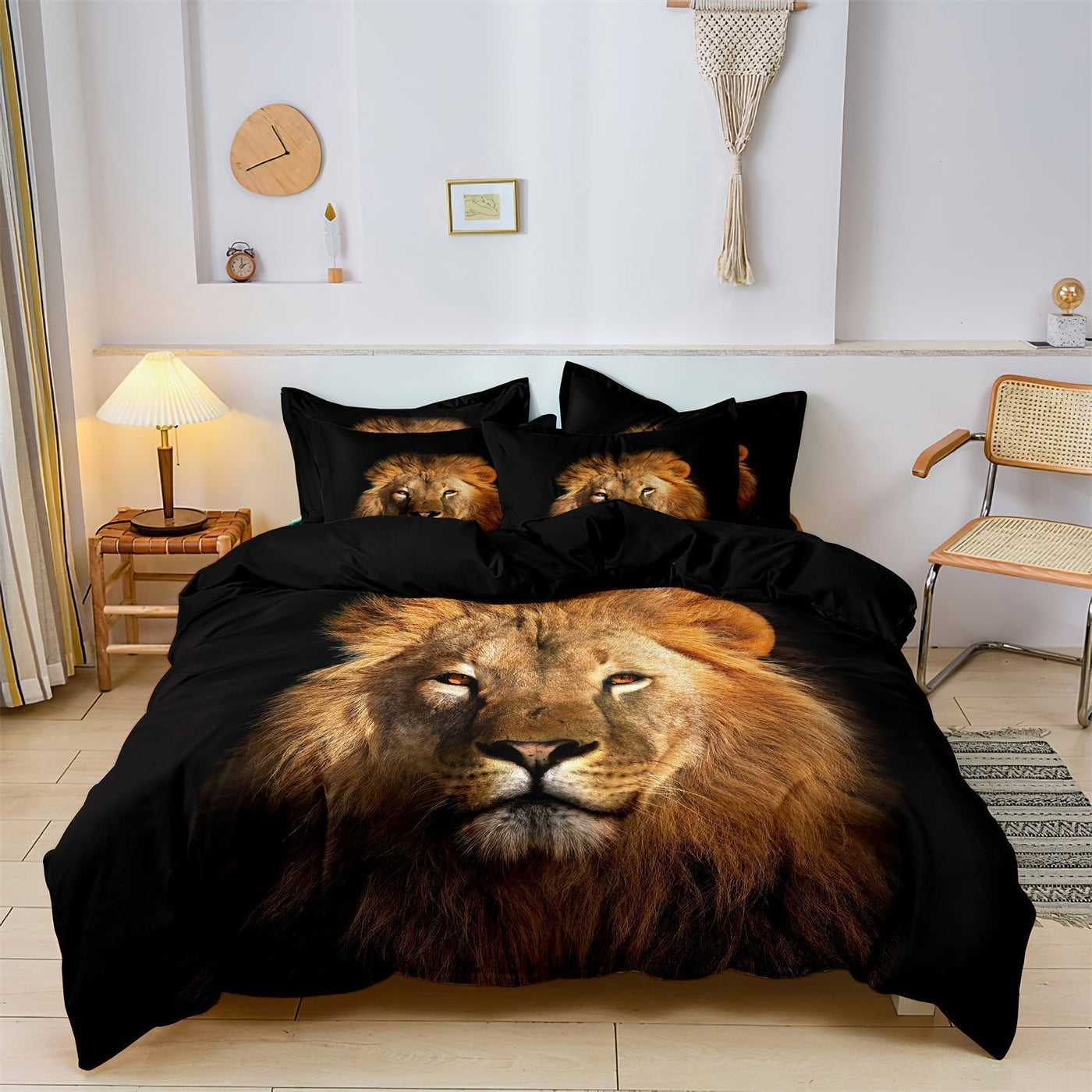 Duvet cover with African Lion print | LionPride