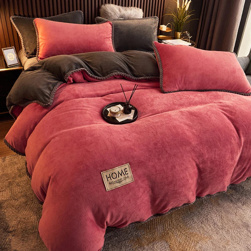 Duvet cover in Velor for Ultimate Comfort | VelvetLuxury