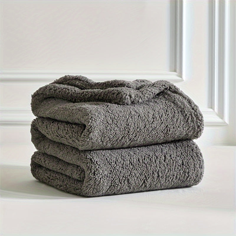 Ultra-Soft Sherpa Fleece Blanket – Warm & Cozy for Sofa and Bed | CozyNest