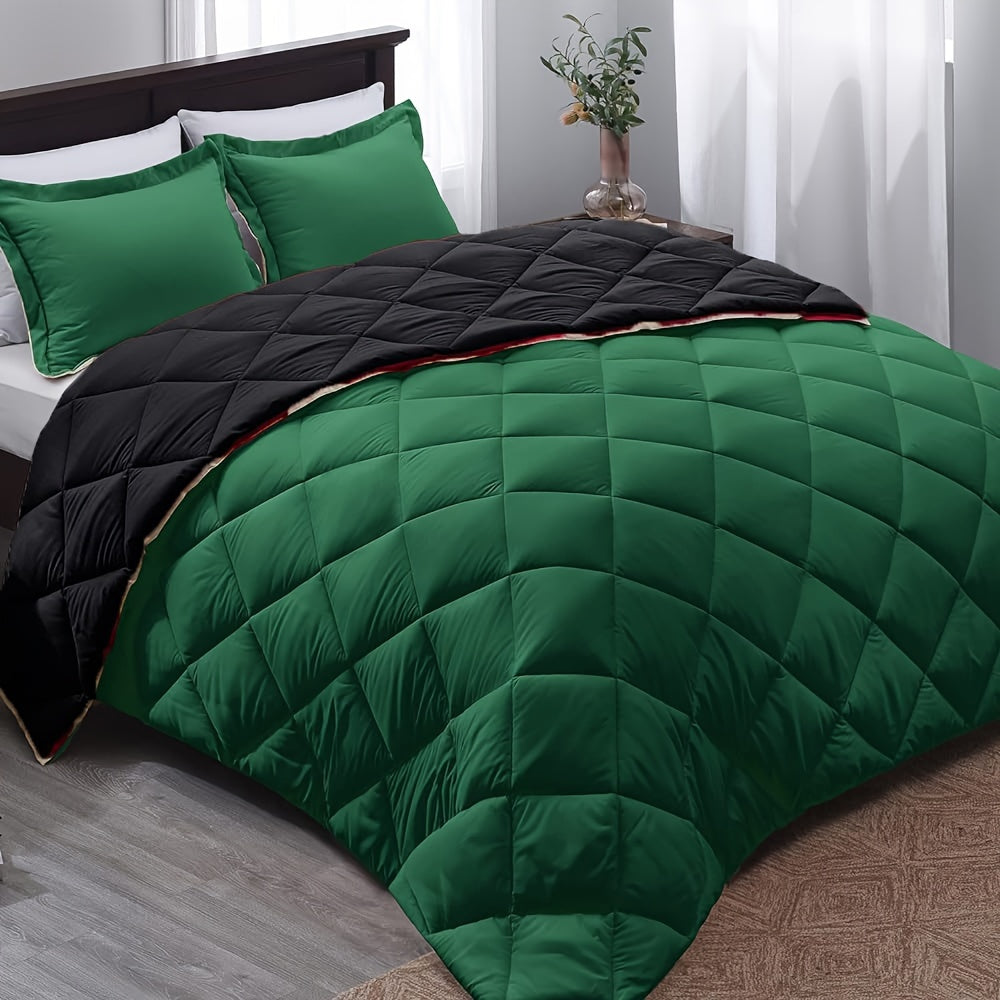 Luxury reversible duvet with microfiber filling | ReversibleComfort