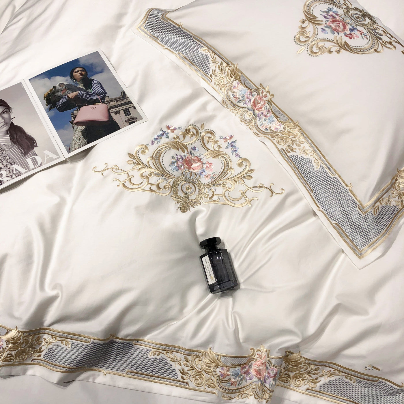 PrarieWhite duvet cover