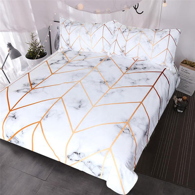 Marble Arrow Duvet Cover Set - Modern and Comfortable | MicroMarble