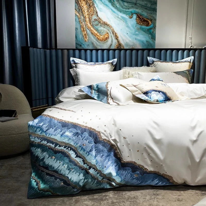 DreamWave moonlit water Bedding Set