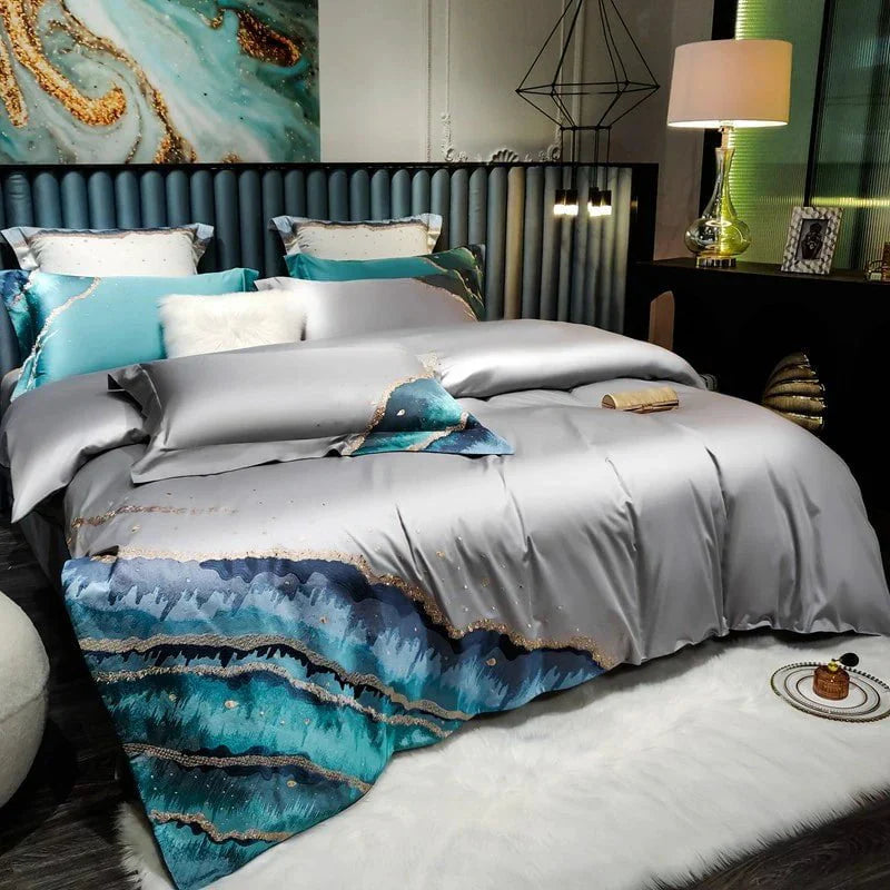 DreamWave moonlit water Bedding Set