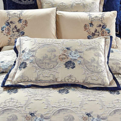 Oriental Jacquard Luxury Bed Set - Elegant and Comfortable | RainOrient