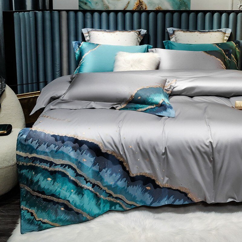 DreamWave moonlit water Bedding Set