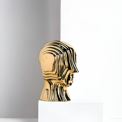 Ceramic Head Sculpture | GeoGold