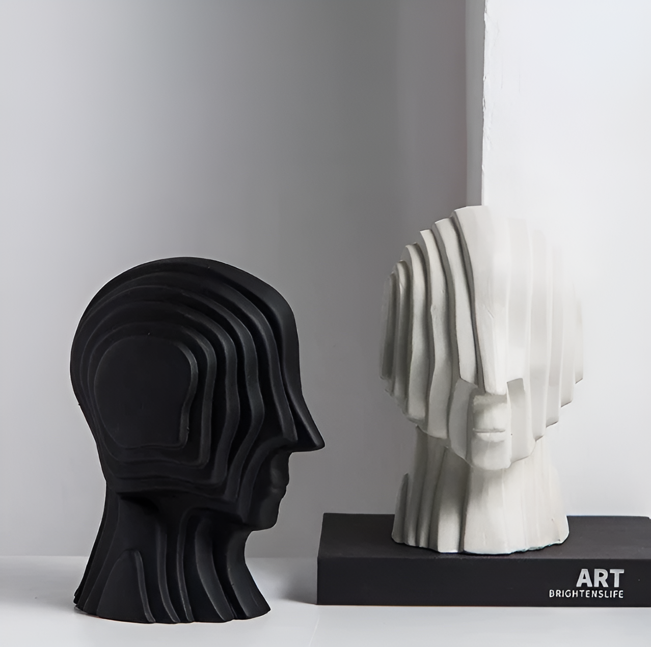 Ceramic Head Sculpture | GeoGold