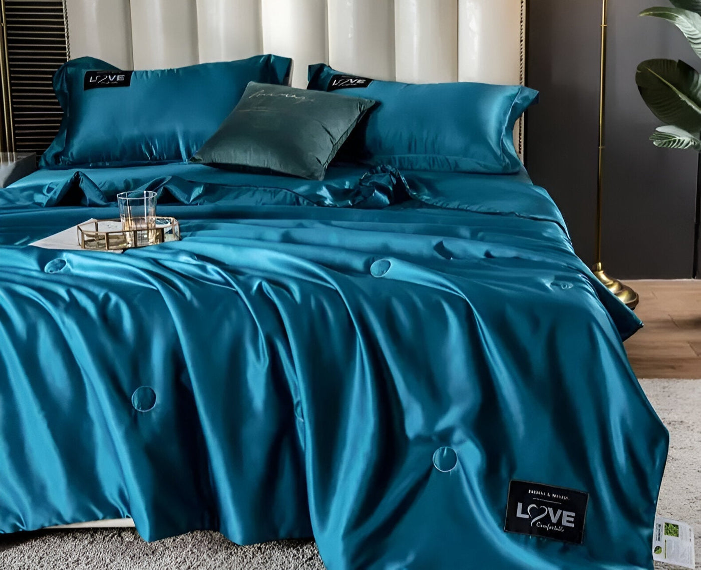 Soft and Breathable Satin Silk Bedding | AllSeasonLuxe