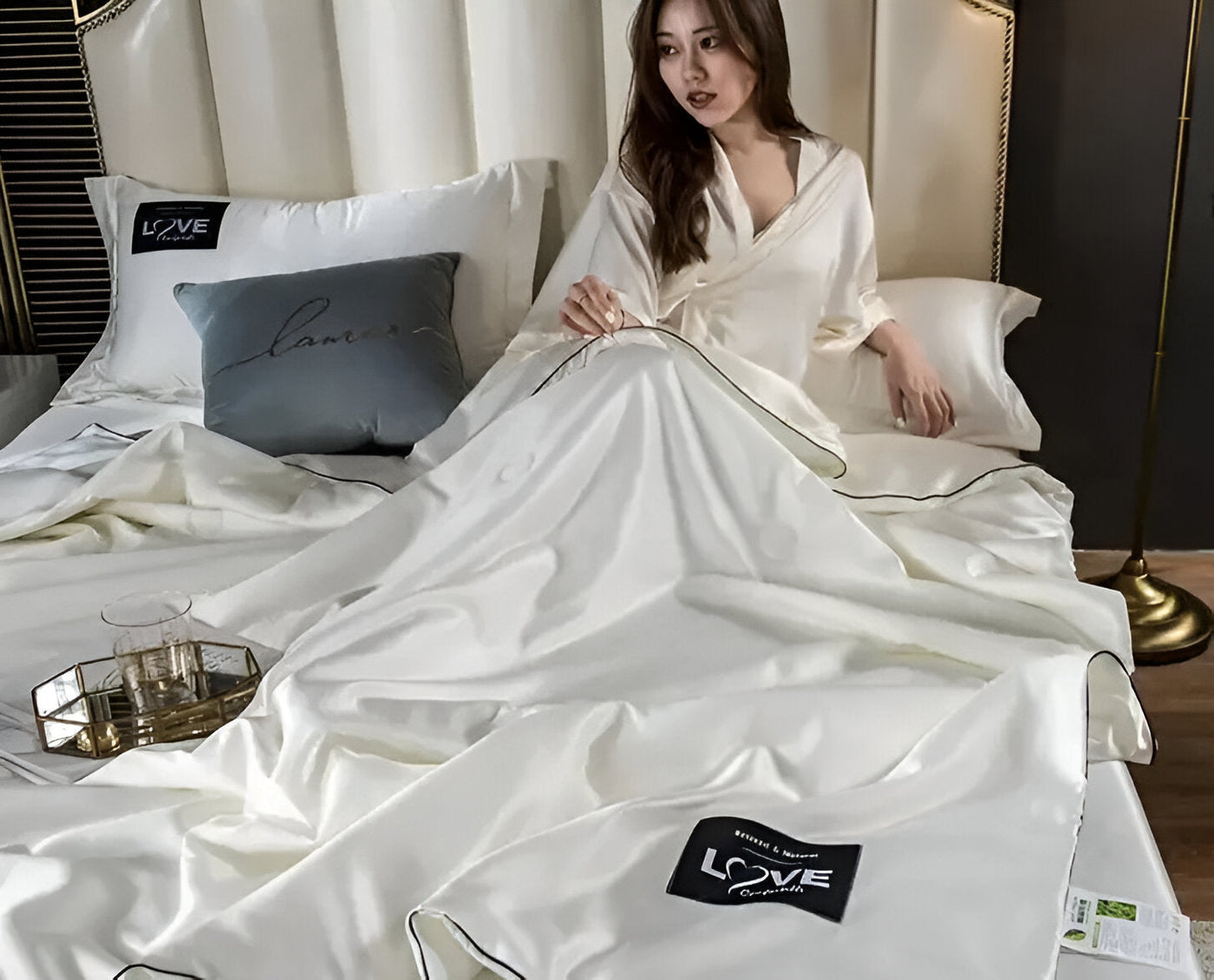 Soft and Breathable Satin Silk Bedding | AllSeasonLuxe