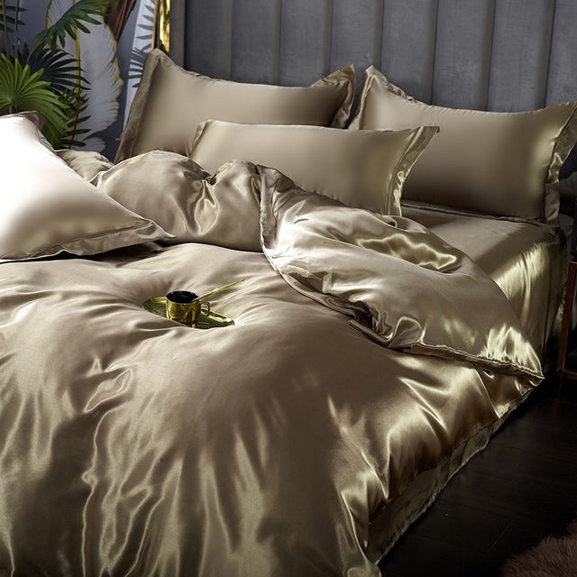 Taavita Silk Duvet Cover Set | Luxurious Elegance