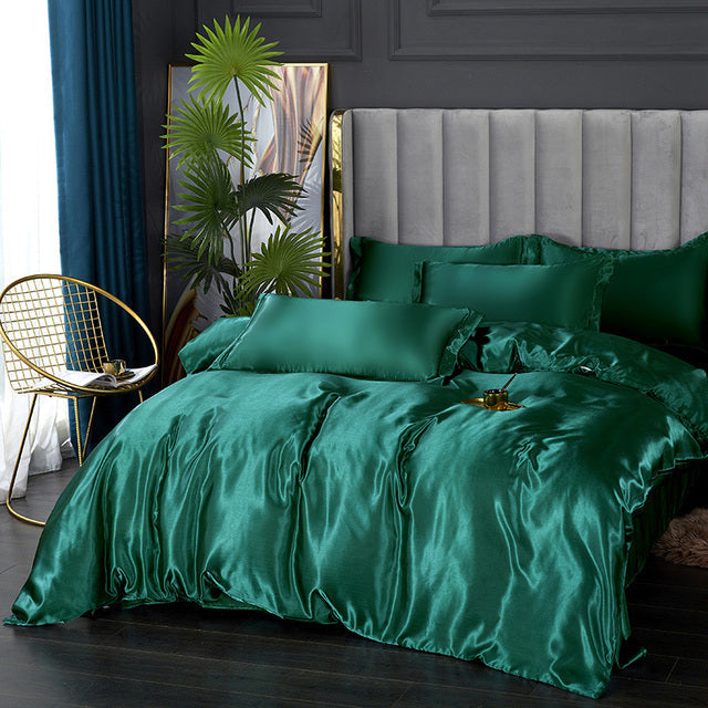 Taavita Silk Duvet Cover Set | Luxurious Elegance