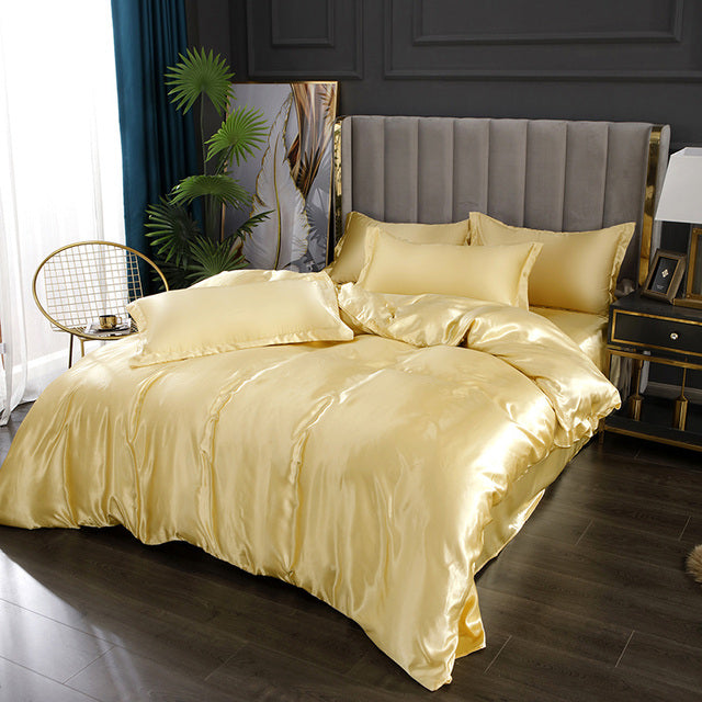 Taavita Silk Duvet Cover Set | Luxurious Elegance