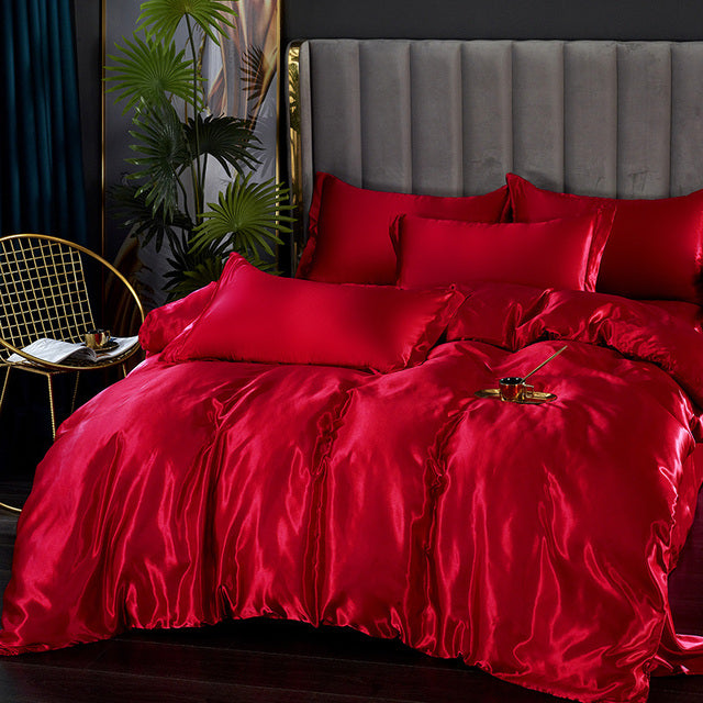 Taavita Silk Duvet Cover Set | Luxurious Elegance