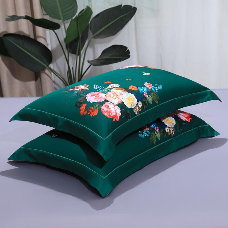 Emerald Green Duvet Cover Set – Luxurious and Sophisticated | SateenGem