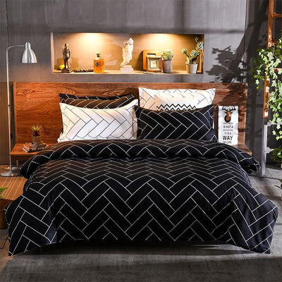 Nordic Contrast Duvet Cover Set - Modern and Comfortable | NordicStyle