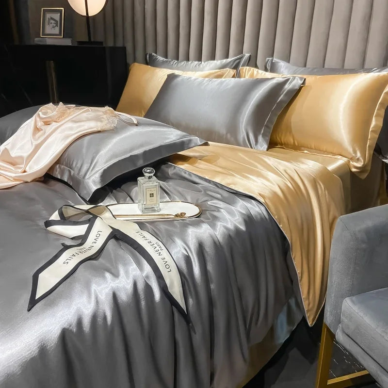 Luxury Silk Bedding Set - Complete Paure in Silk | LuxeSilk