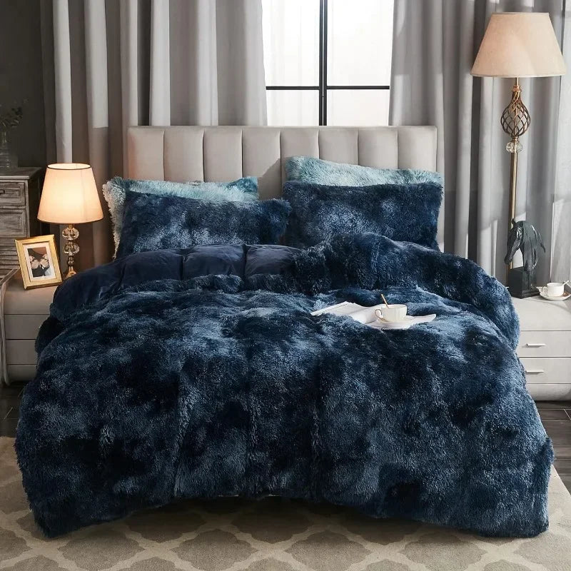 Soft and Comfortable Duvet Cover in Shaggy Faux Fur | VelvetDream