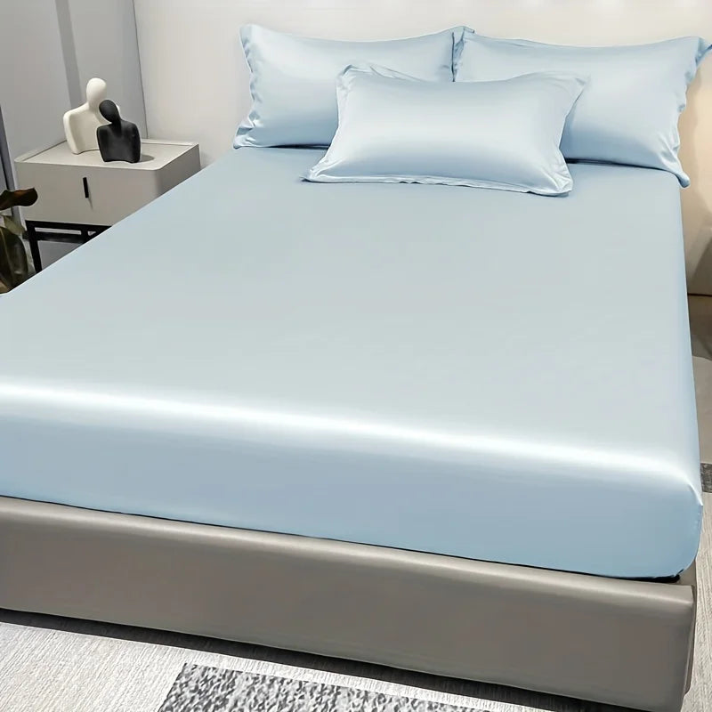 Satin sheet with elastic edges | IceSatin