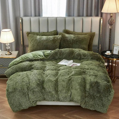 Soft and Comfortable Duvet Cover in Shaggy Faux Fur | VelvetDream