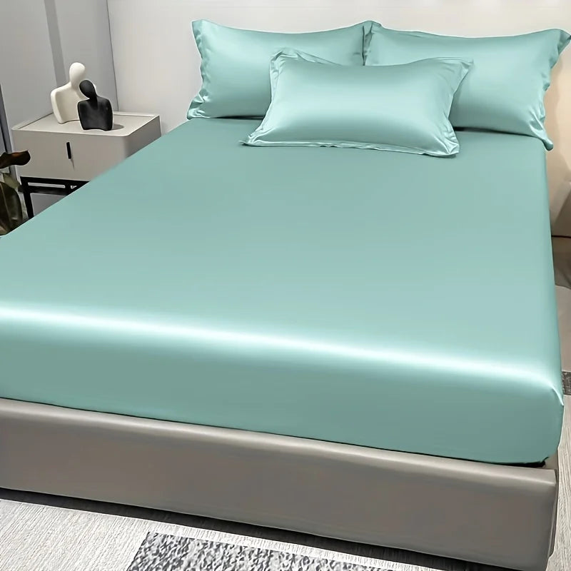 Satin sheet with elastic edges | IceSatin