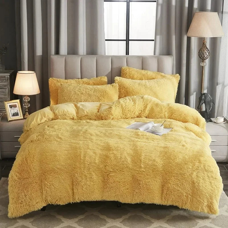 Soft and Comfortable Duvet Cover in Shaggy Faux Fur | VelvetDream