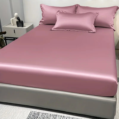 Satin sheet with elastic edges | IceSatin