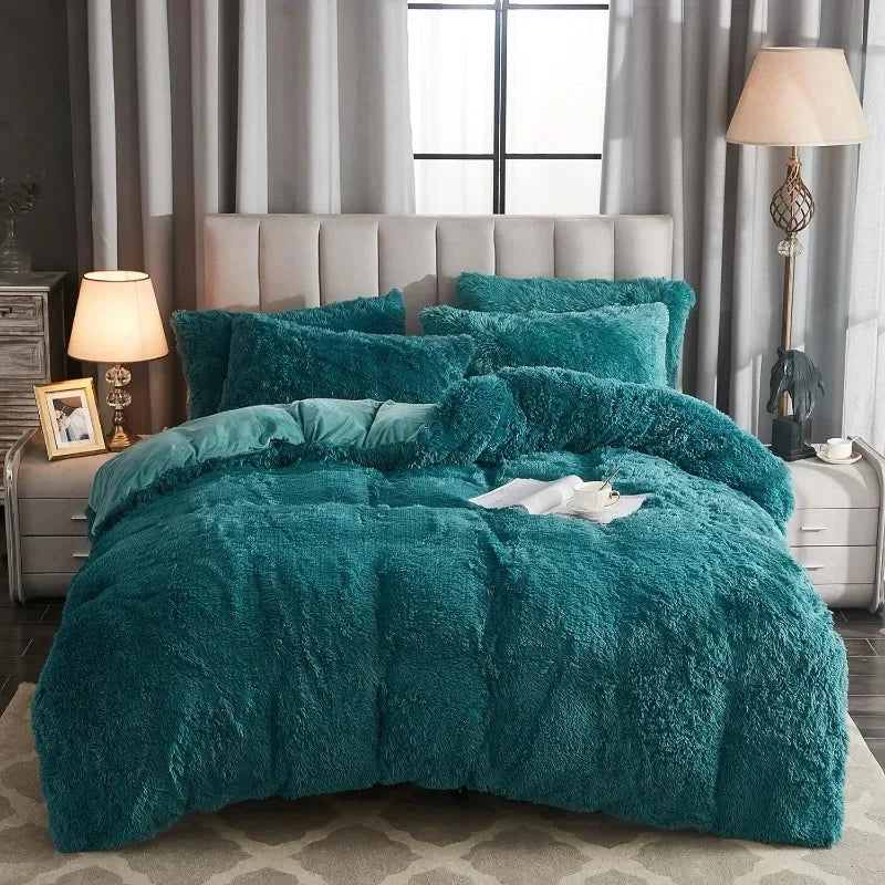 Soft and Comfortable Duvet Cover in Shaggy Faux Fur | VelvetDream