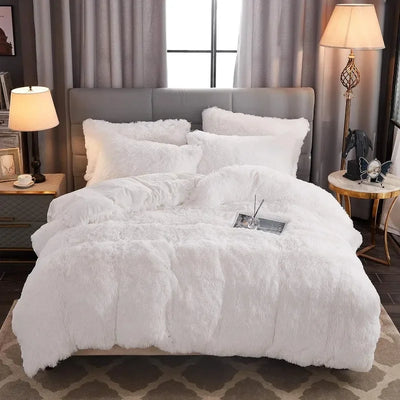 Soft and Comfortable Duvet Cover in Shaggy Faux Fur | VelvetDream