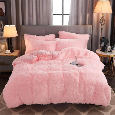 Soft and Comfortable Duvet Cover in Shaggy Faux Fur | VelvetDream