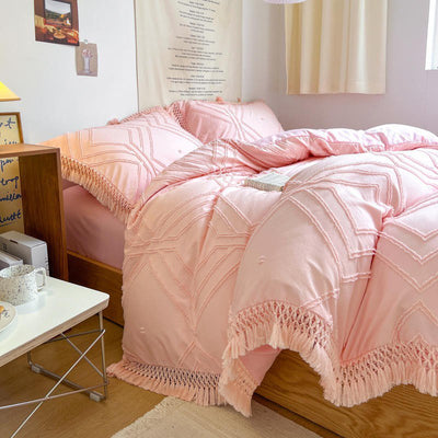 BohoDream Boho Tassel Bedding Set