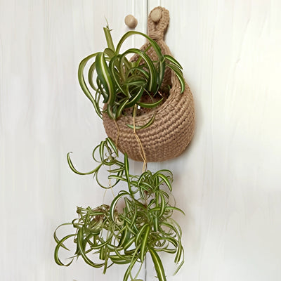 Eco-friendly Hanging Jute Baskets | BohoNest