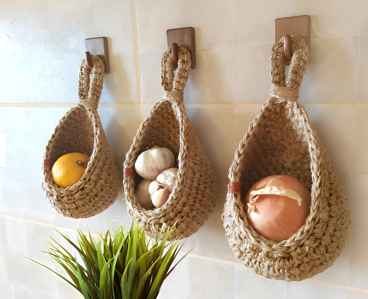 Eco-friendly Hanging Jute Baskets | BohoNest