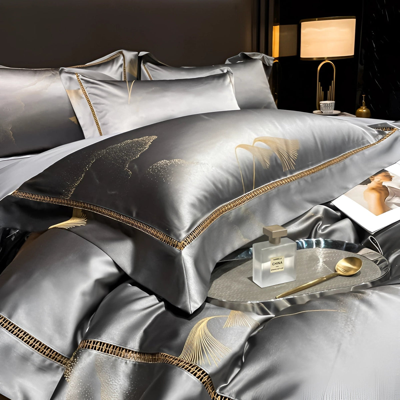 Luxurious Silk Bedding Set | GoldLuxe