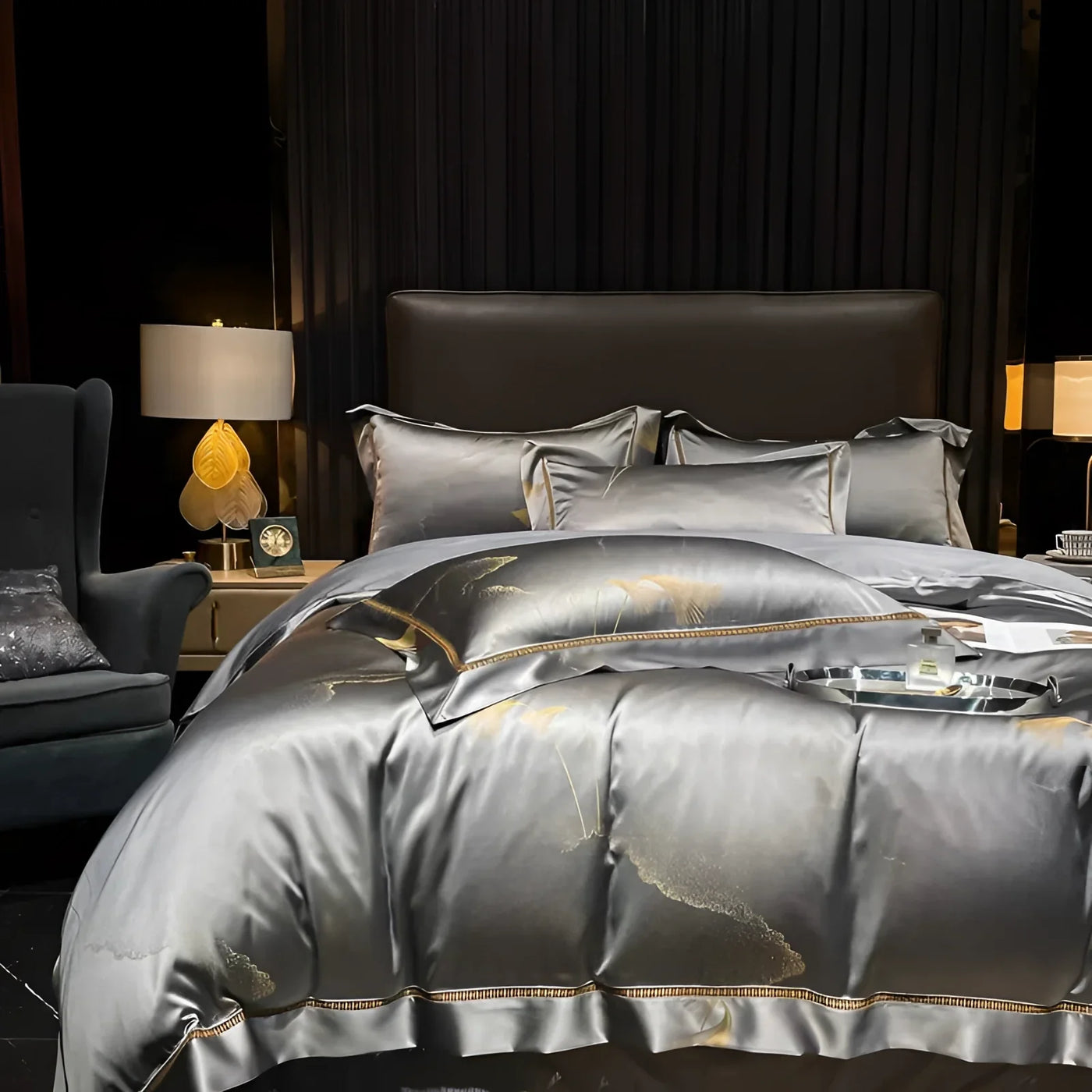 Luxurious Silk Bedding Set | GoldLuxe