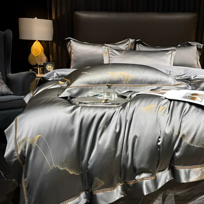 Luxurious Silk Bedding Set | GoldLuxe