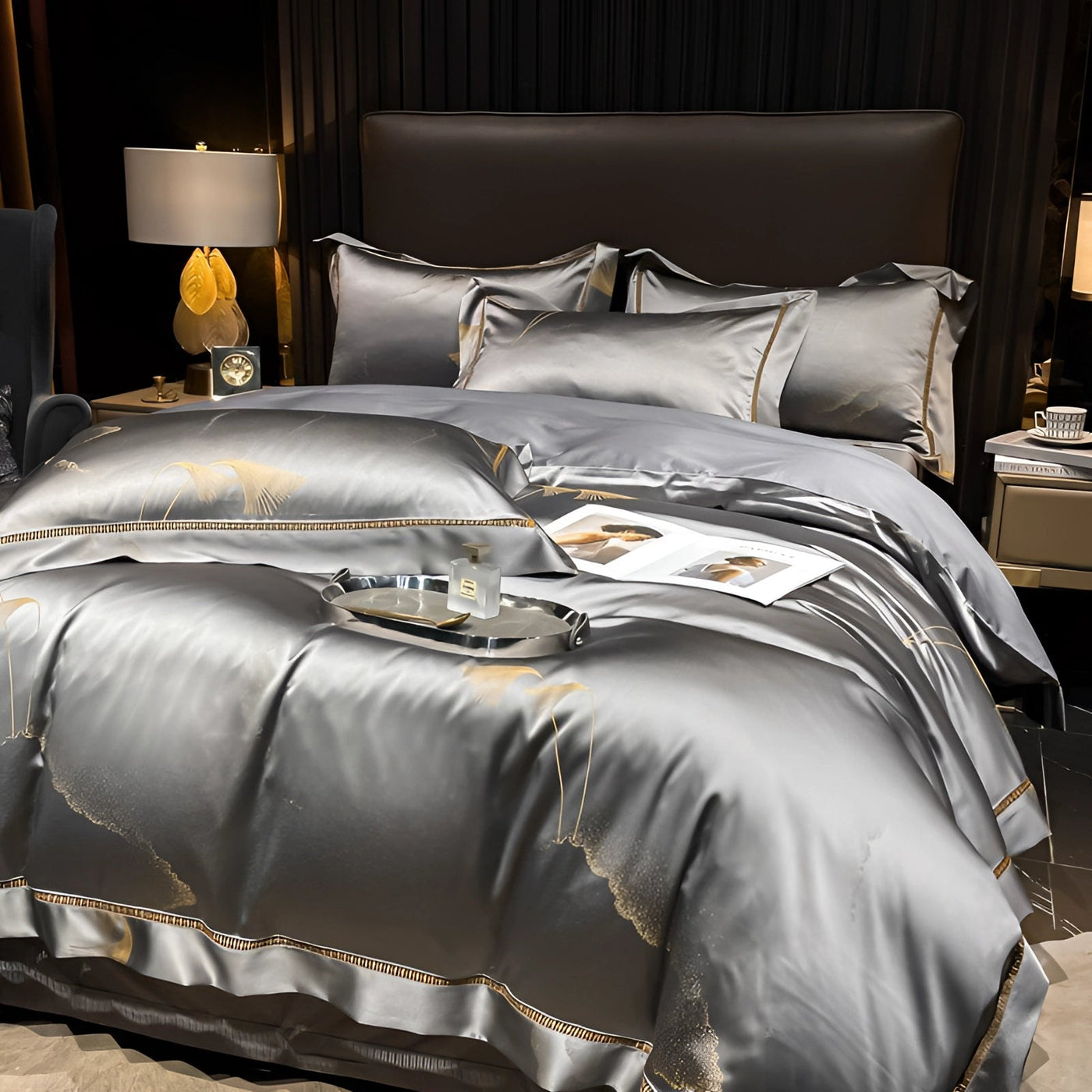 Luxurious Silk Bedding Set | GoldLuxe