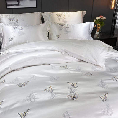 Platinum Falls Duvet Cover Set - Luxurious and Soft | RainLux