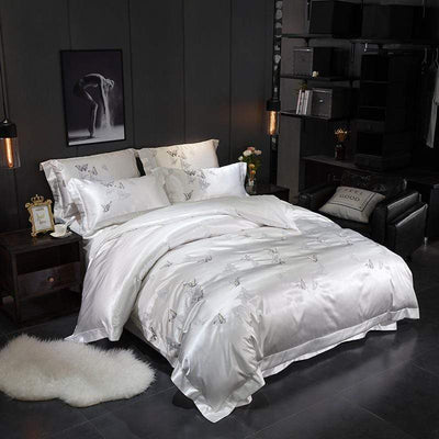 Platinum Falls Duvet Cover Set - Luxurious and Soft | RainLux