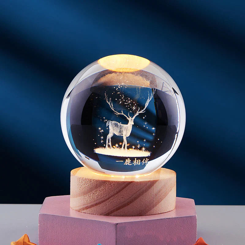 3D Crystal Night Lamp