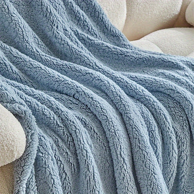 Ultra-Soft Sherpa Fleece Blanket – Warm & Cozy for Sofa and Bed | CozyNest