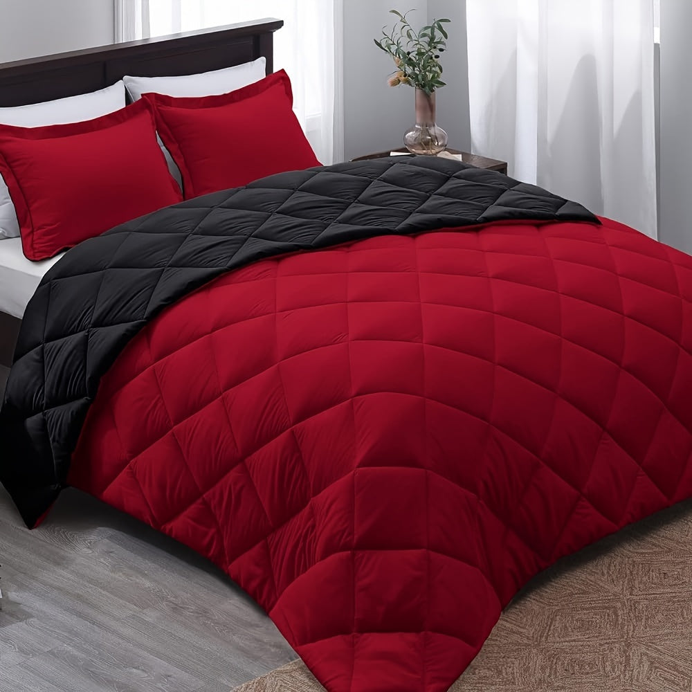 Luxury reversible duvet with microfiber filling | ReversibleComfort