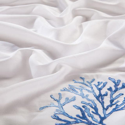 OceanBreeze Blue Coral Bedding Set