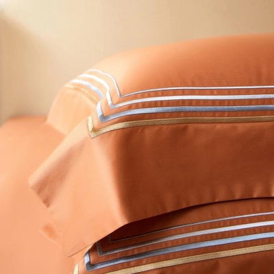 SunGlow Amsterdam Orange Bedding Set