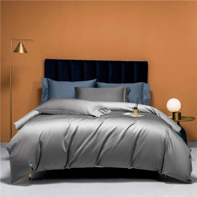 SunDream Prairie Orange Reversible Duvet Cover Set